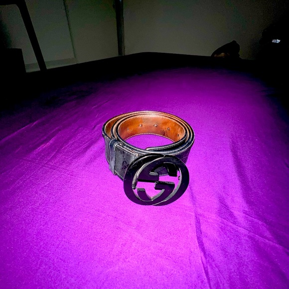 Gucci Men’s Leather Belt - Picture 1 of 3
